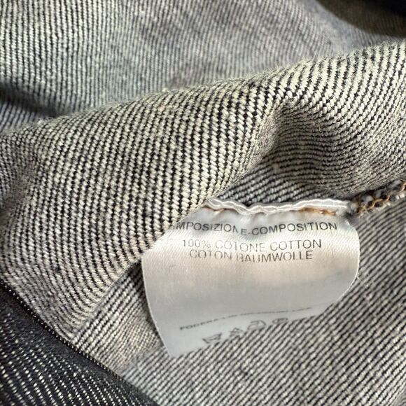 Gucci Denim Skirt with Lace-Up Front Detail Size 44 Dark Denim Missing Laces - Picture 5 of 13